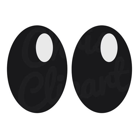 Designing Pac-Man ghost eyes template free printable