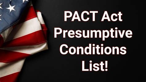 PACT Act Conditions