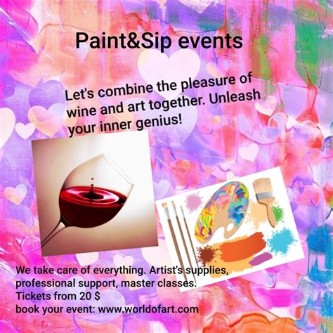 Paint and Sip Event Template