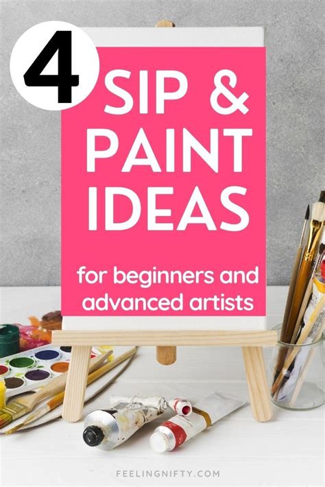 Paint and Sip Template for Beginners