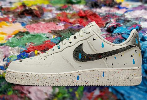 Painted Air Force 1s with bold accents