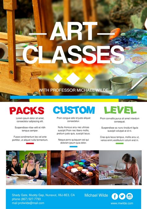 Painting Class Flyer