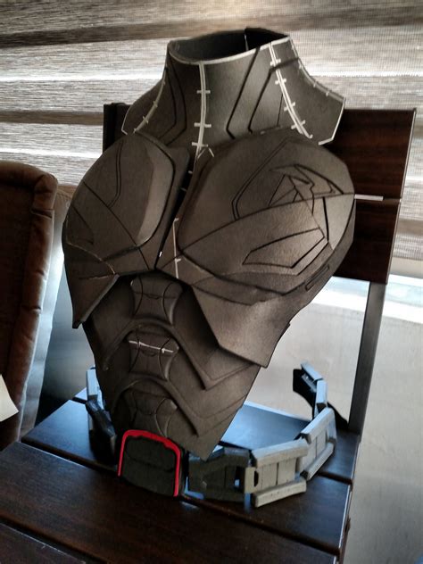 Painting Eva Foam Shoulder Armor