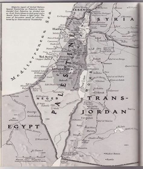 Palestine Map 1947