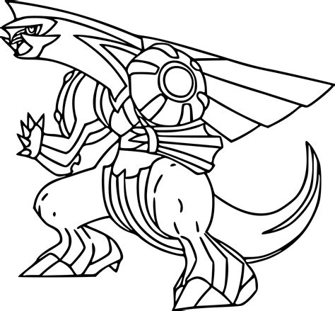 Palkia coloring page