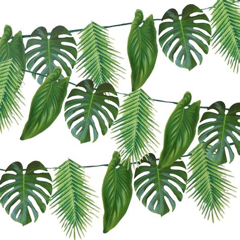 Palm Leaf Garland Template 4