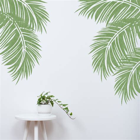 Palm Leaf Stencils for Painting