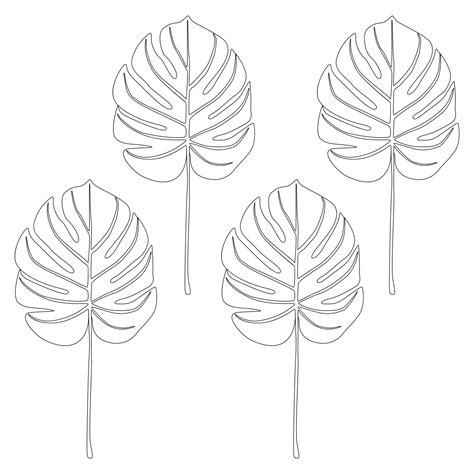 Free Palm Leaf Template Printables