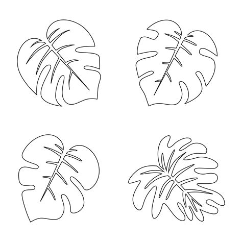 Palm Tree Leaf Template 8