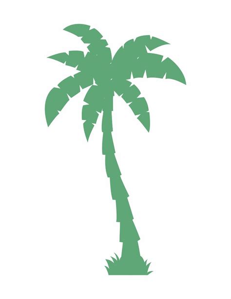 Palm Tree Stencil Printable Design 4