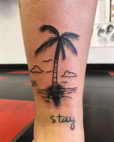 Palm tree tattoo image 1