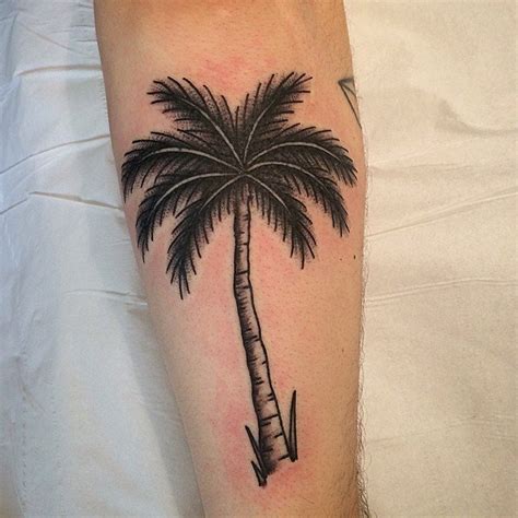 Palm tree tattoo image 10