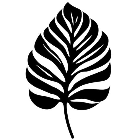 A large palmate leaf template printed on paper