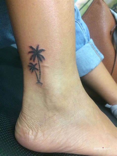 Palmetto tree tattoo ideas for women