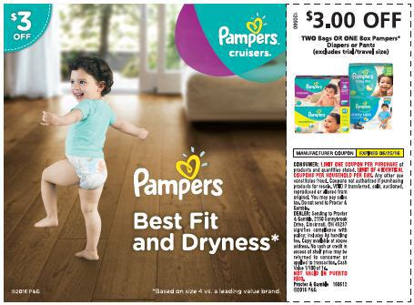 Pampers Diaper Discounts