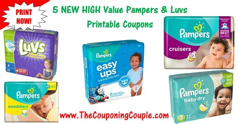 Pampers diapers coupons