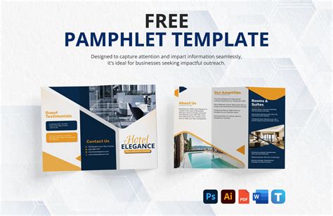 Pamphlet template layout