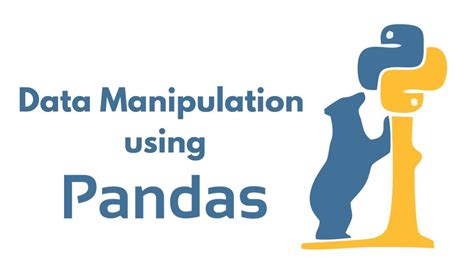 Pandas Library for Data Manipulation