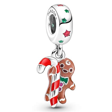 Pandora Christmas Charm Gingerbread Man