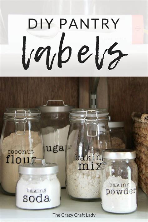 Pantry Label Ideas