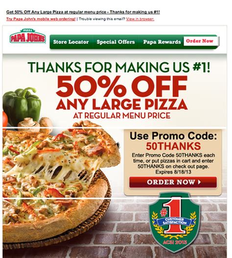 Papa Johns Promo Codes