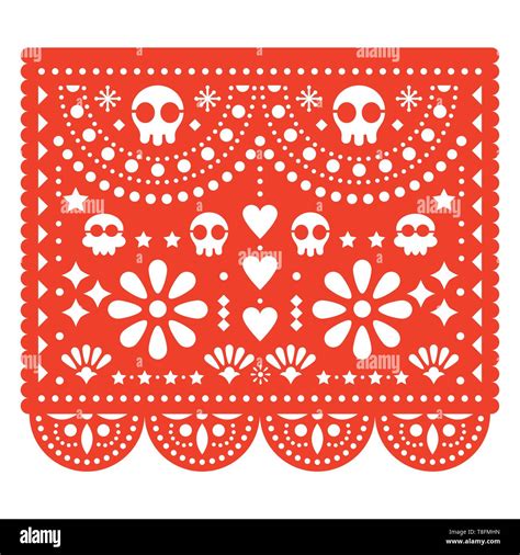 Papel Picado Dia De Los Muertos Designs