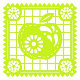 Papel picado fruit designs