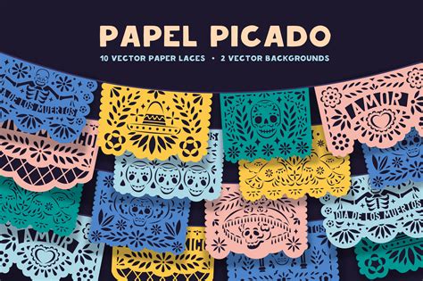 A market in Mexico selling papel picado