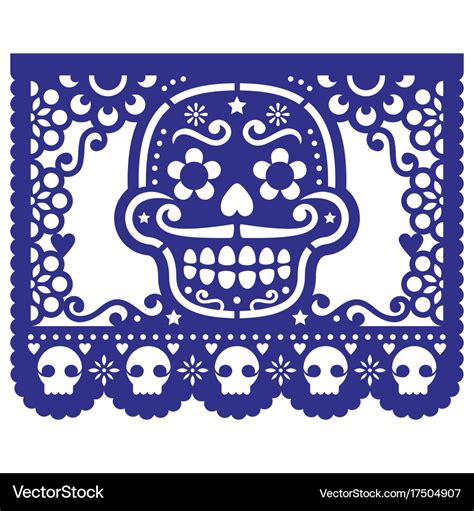 Papel Picado Skull Design