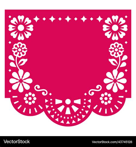 Papel Picado Template Design