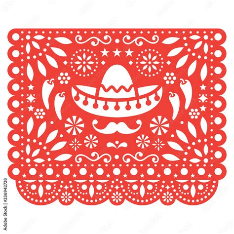 Papel picado vegetable designs