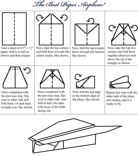 Paper Airplane Blueprint