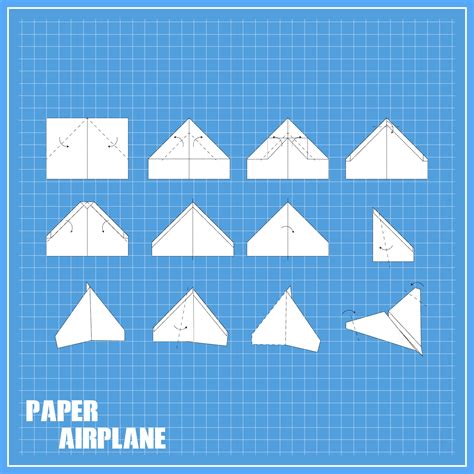 Paper Airplane Template