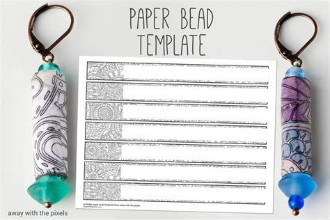 Paper Art Template Example