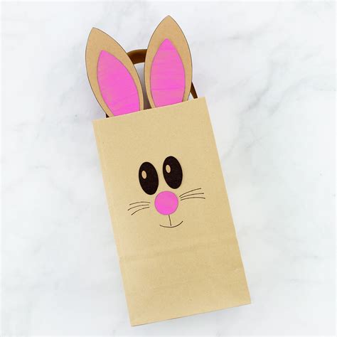 Paper Bag Bunny Craft Ideas 3