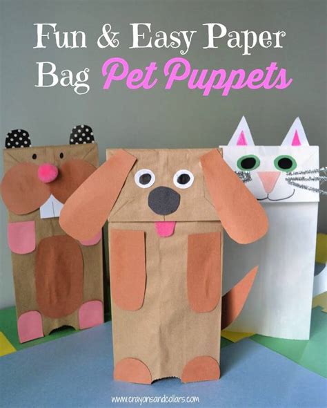 Paper Bag Puppet Template 9