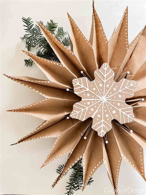 Paper bag snowflakes gallery 2