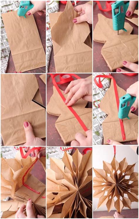 Paper bag snowflakes gallery 5