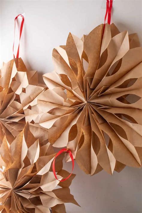 Paper bag snowflakes gallery 7