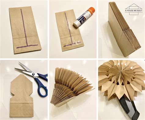 Paper Bag Star Template