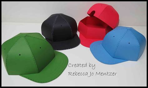 Paper Baseball Cap Box 1