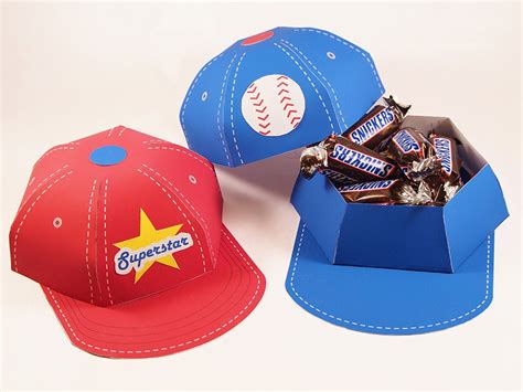 Paper Baseball Cap Box 6