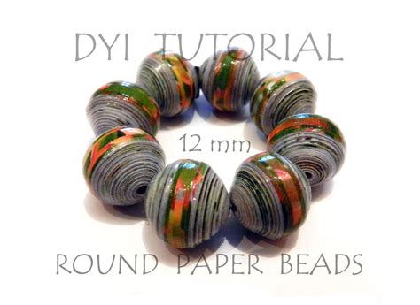 Circle Paper Bead Template