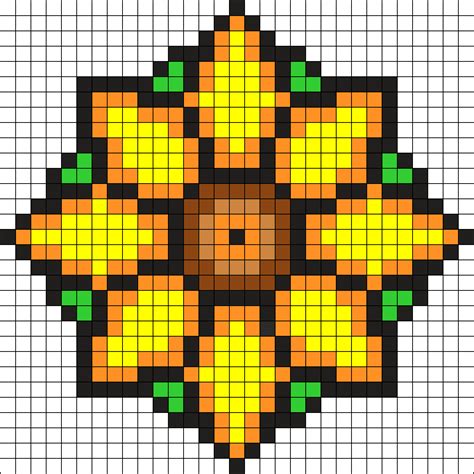 Flower-Shaped Paper Bead Template