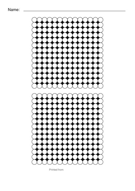 Hexagon Paper Bead Template