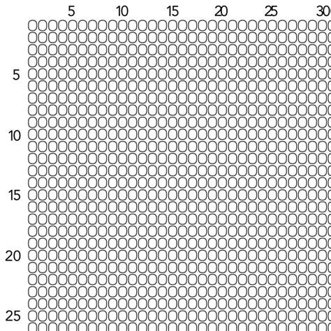 Square Paper Bead Template