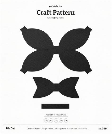 Paper Bow Template Printable Free