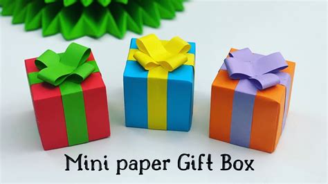 Paper craft gift boxes to make