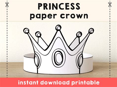 Paper Crown Template Printable