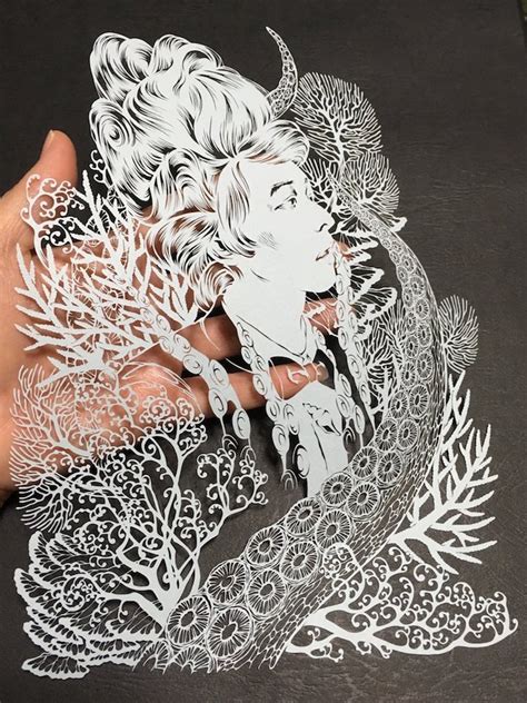 Paper Cut Art Template